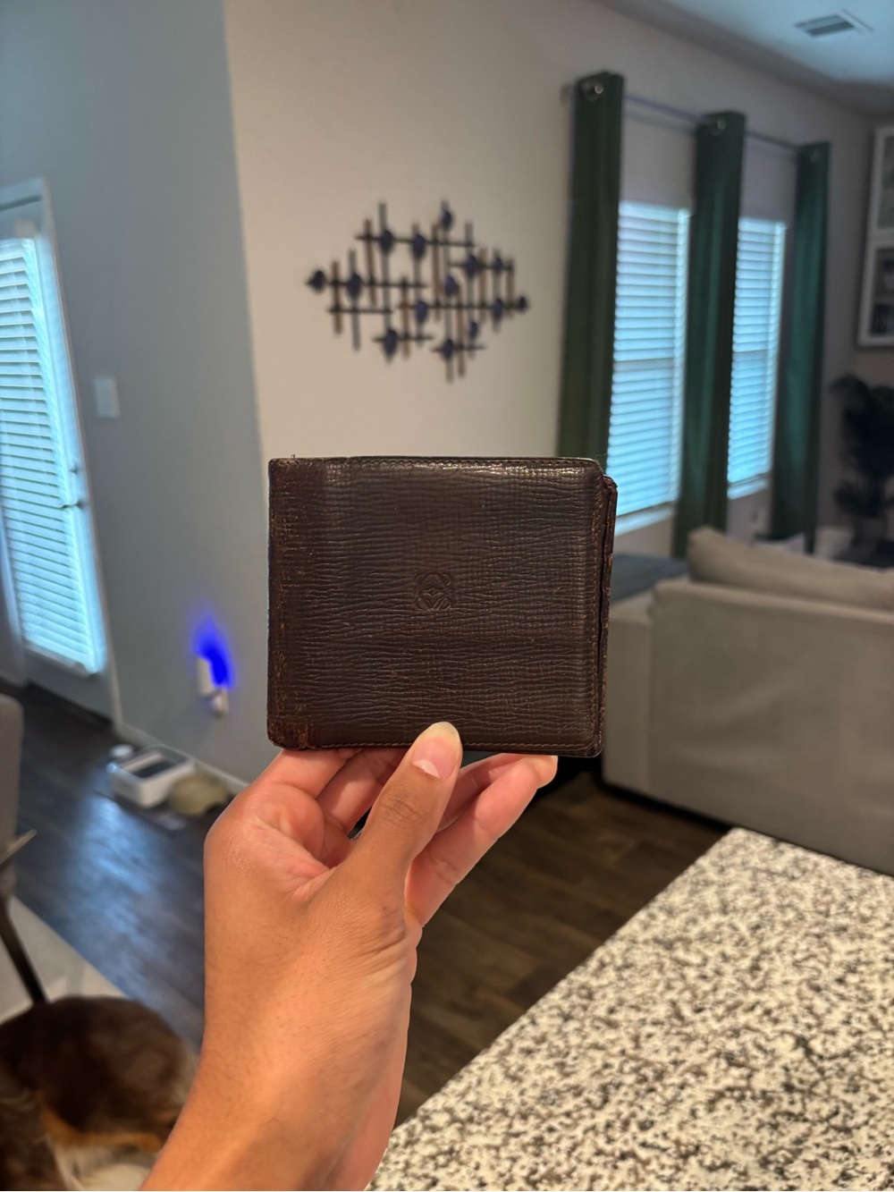 LOEWE Men’s Leather Bi-fold Wallet